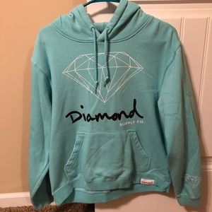 Teal/Turquoise Diamond Supply Co. Hoodie